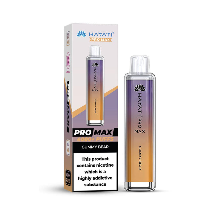 Hayati® Pro Max Disposable 4000+ Vape Kit Puffs (20mg)
