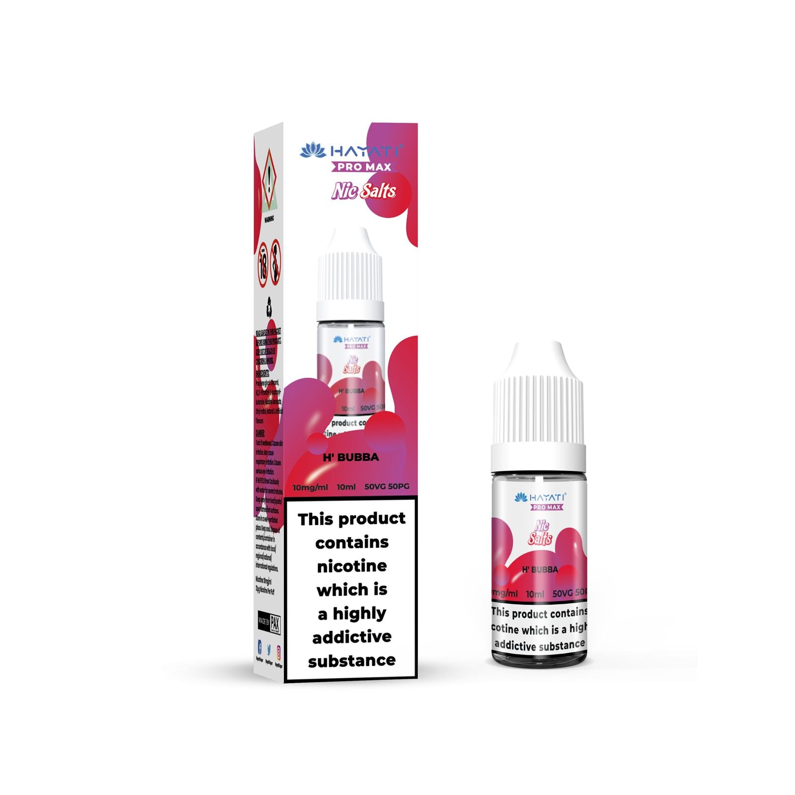 Hayati® Pro Max Nic Salts (20mg)