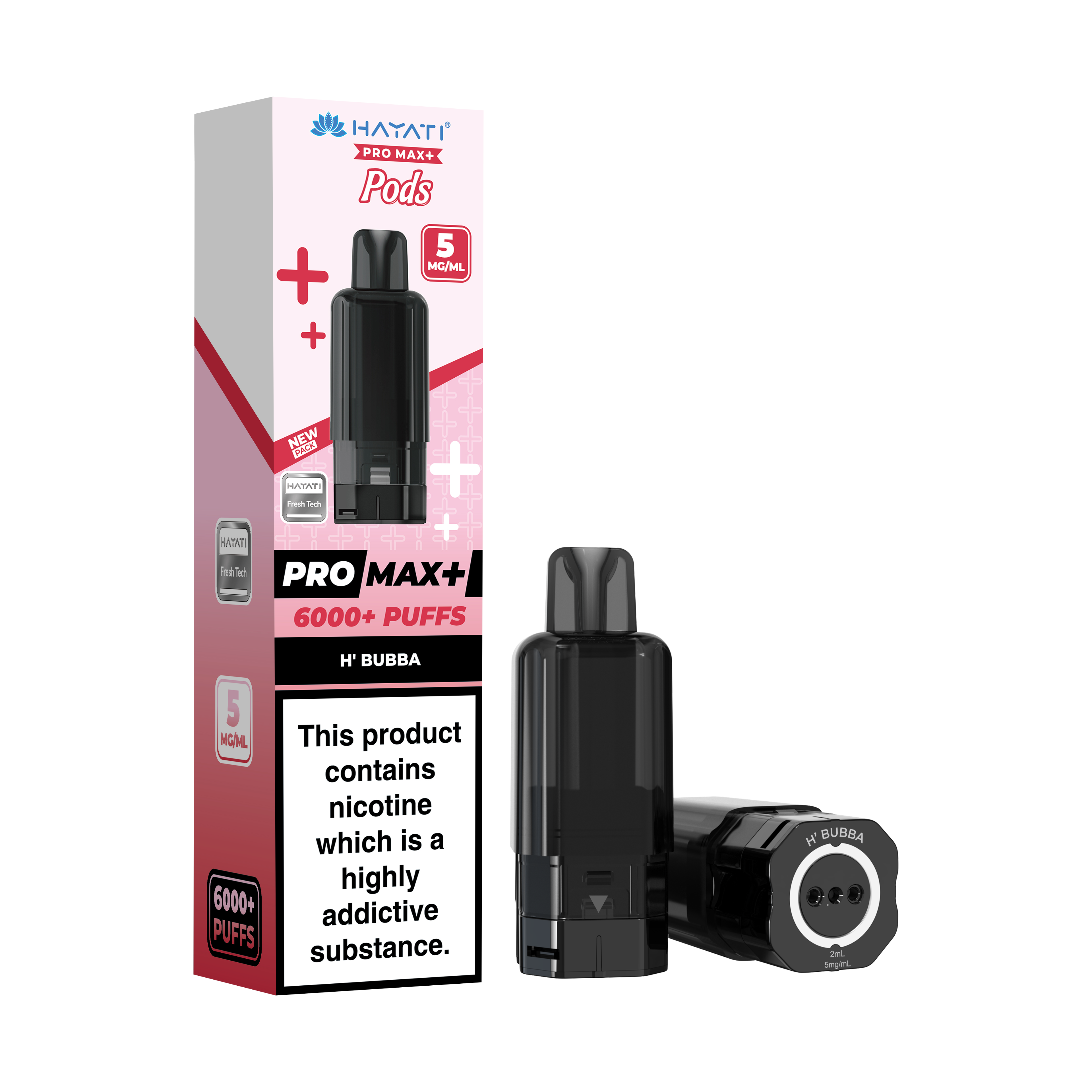Hayati® Pro Max+ 6000+ Pods (5mg)