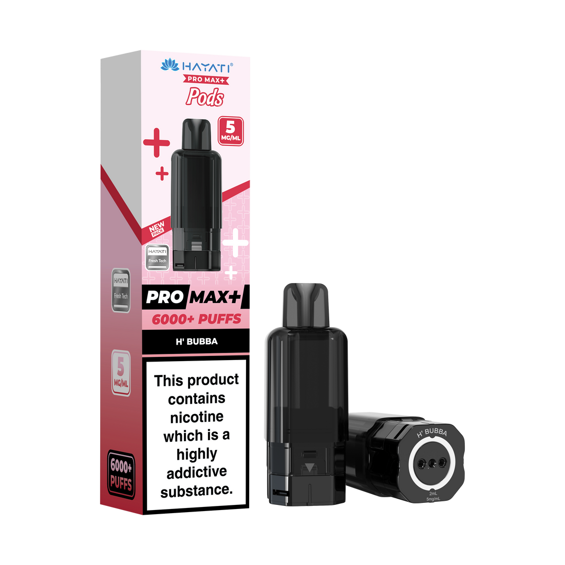 Hayati® Pro Max+ 6000+ Pods (5mg)