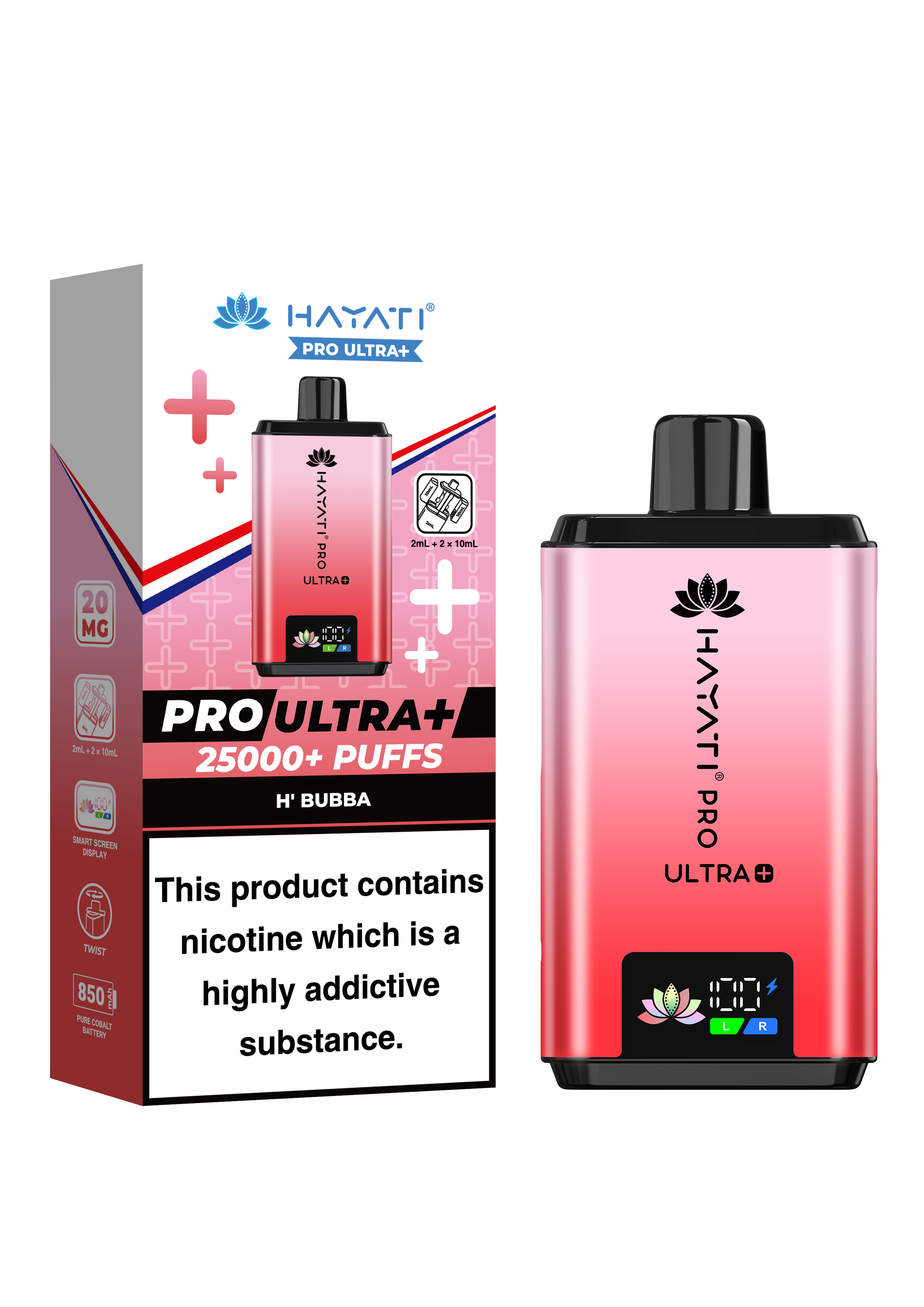 Hayati® Pro Ultra+ Reusable Kit (20mg)