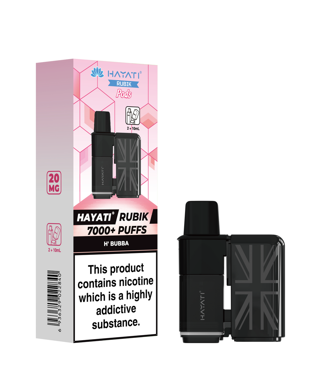 Hayati® Rubik Refillable Pods (20mg)