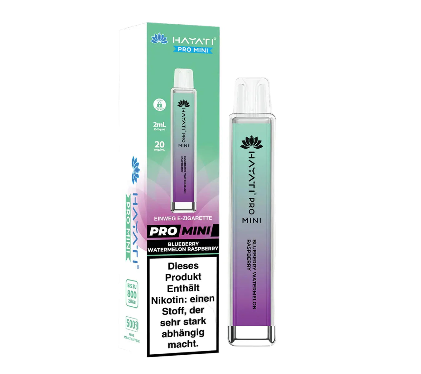 Hayati® Pro Mini 600+ Vape Kit (20mg)