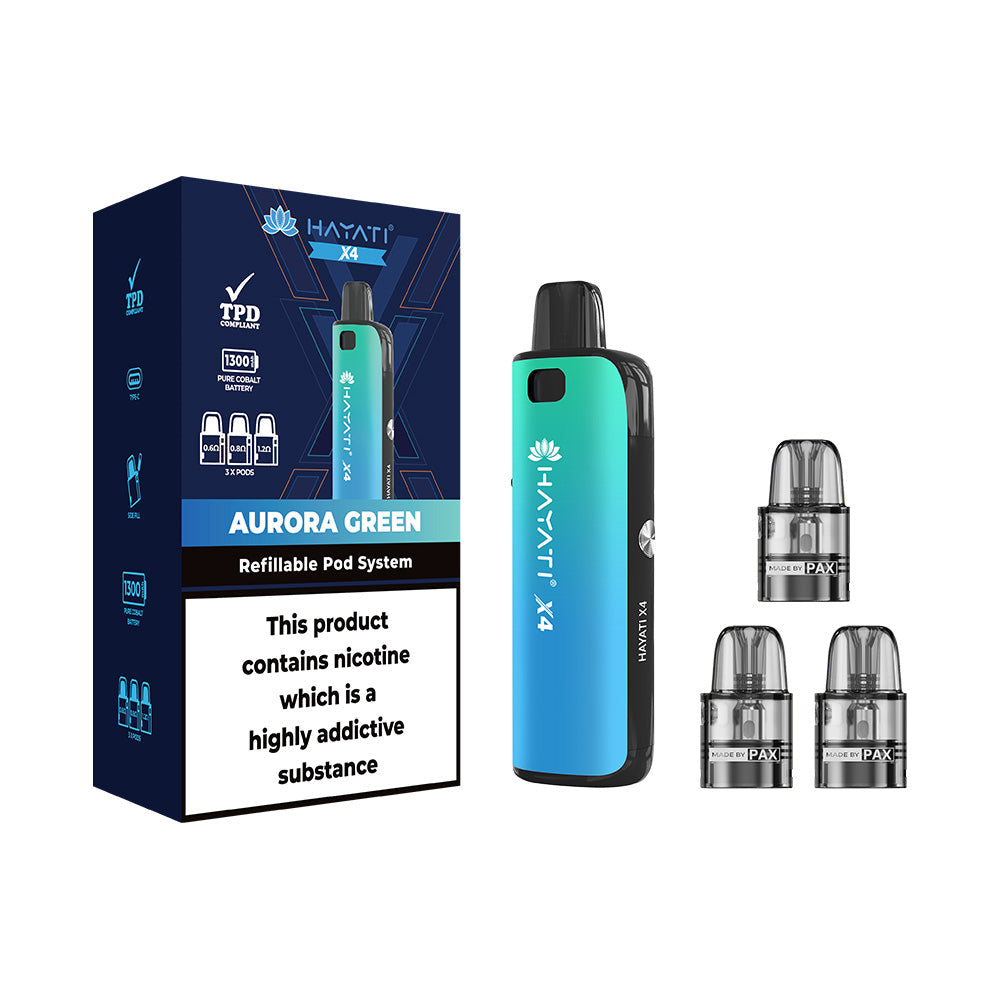 Hayati® X4 Refillable Pod System (20mg)