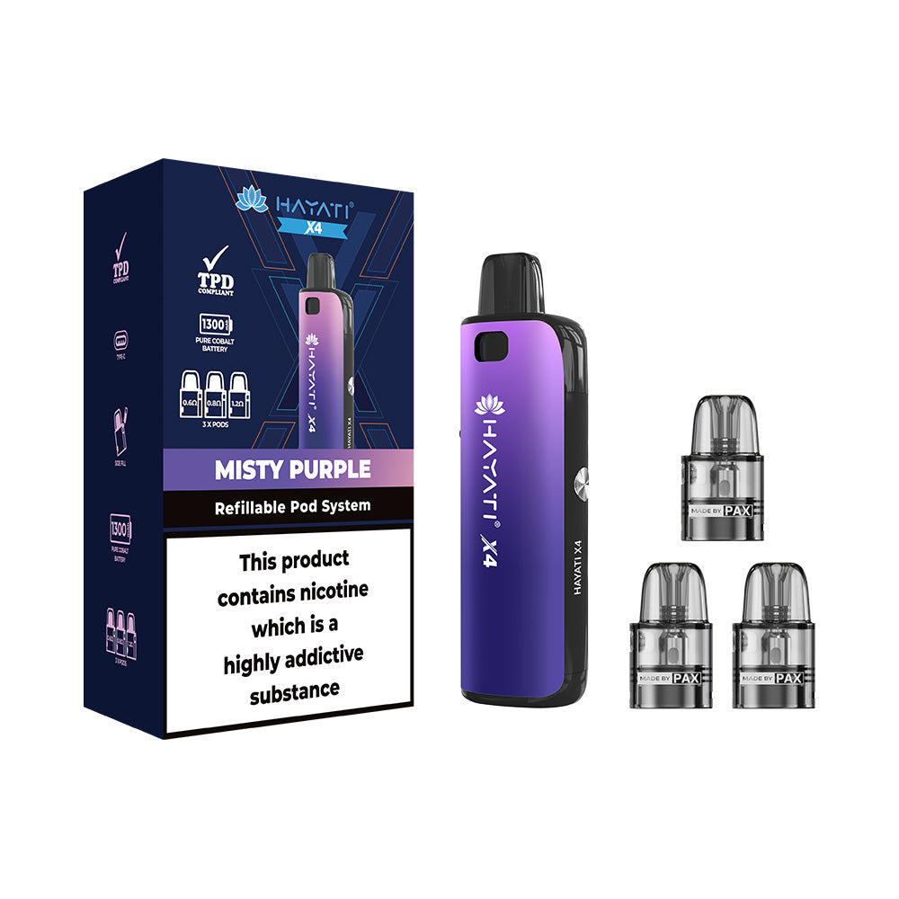 Hayati® X4 Refillable Pod System (20mg)