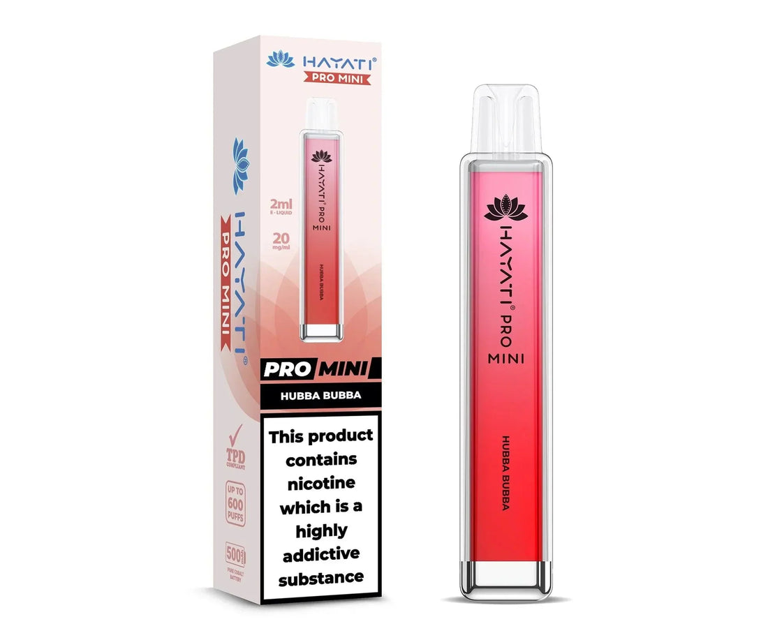 Hayati® Pro Mini 600+ Vape Kit (20mg)