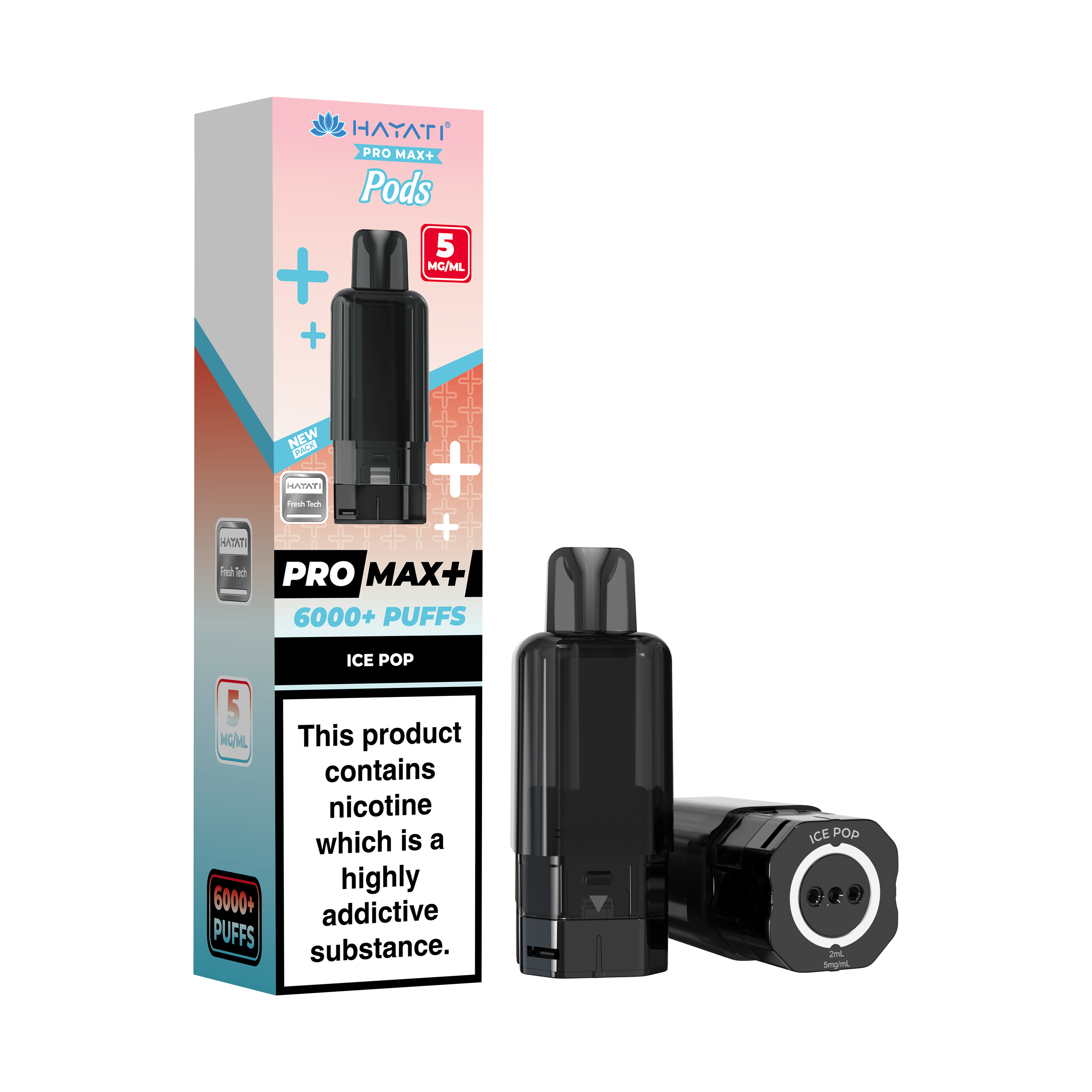 Hayati® Pro Max+ 6000+ Pods (5mg)