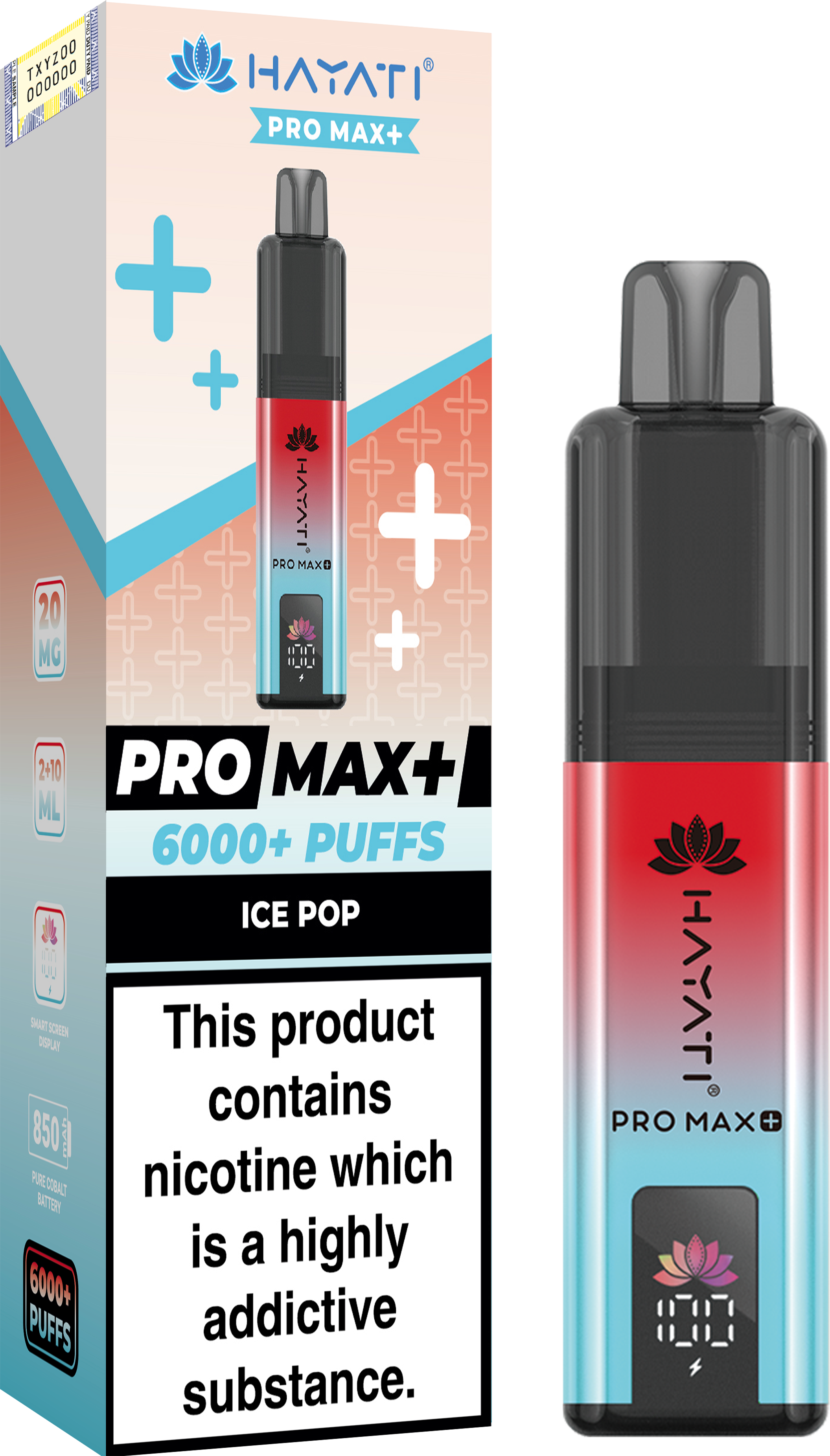 Hayati Pro Max+ 6K Prefilled Pod Kit 20mg | UK Duty Stamped