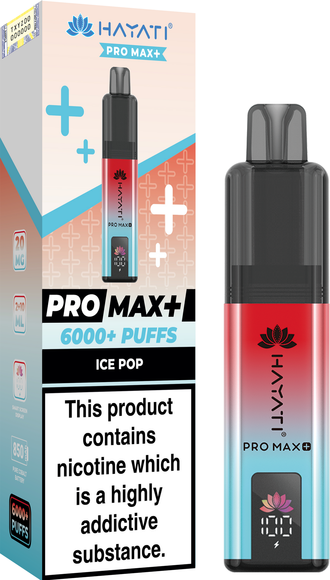 Hayati Pro Max+ 6K Prefilled Pod Kit 20mg | UK Duty Stamped