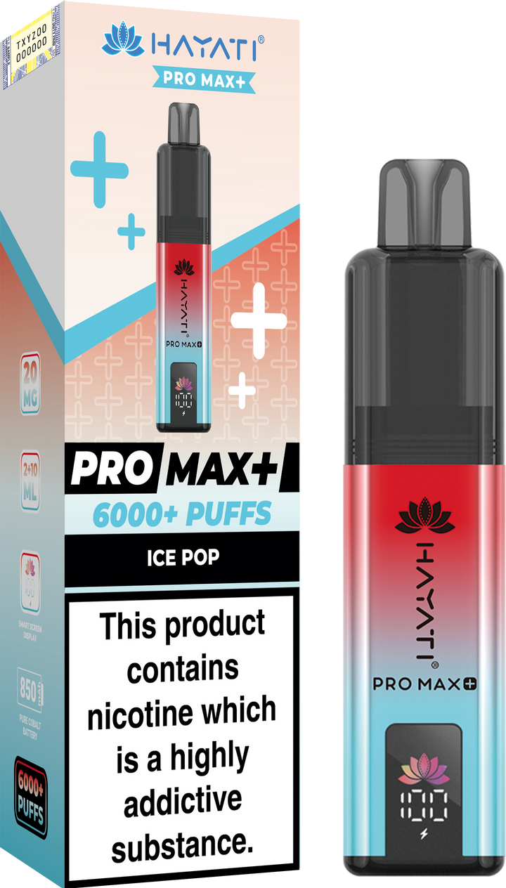 Hayati Pro Max+ 6K Prefilled Pod Kit 20mg | UK Duty Stamped