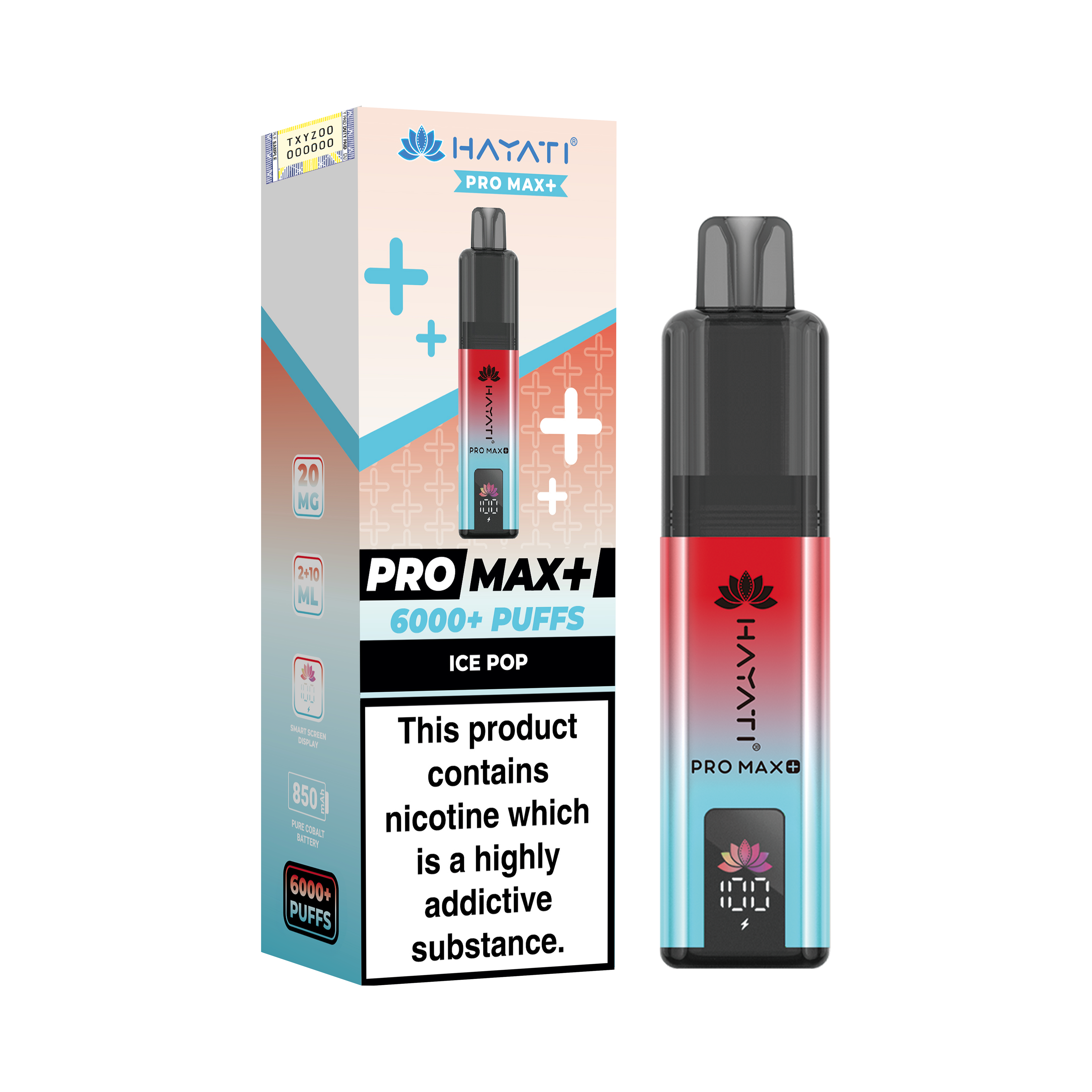 Hayati Pro Max+ 6K Prefilled Pod Kit 20mg | UK Duty Stamped