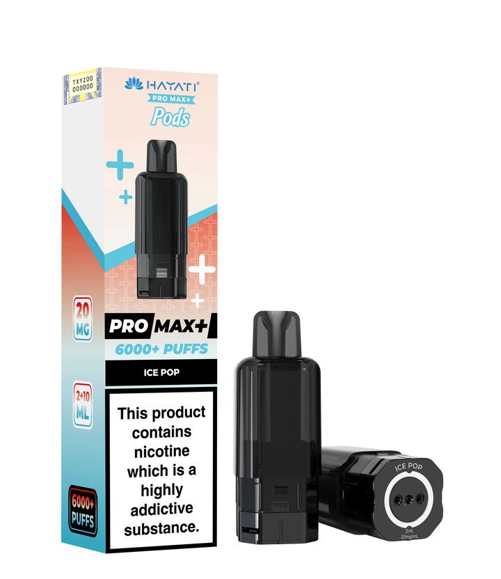 Hayati Pro Max+ 6K Prefilled Pods 20mg | UK Duty Stamped
