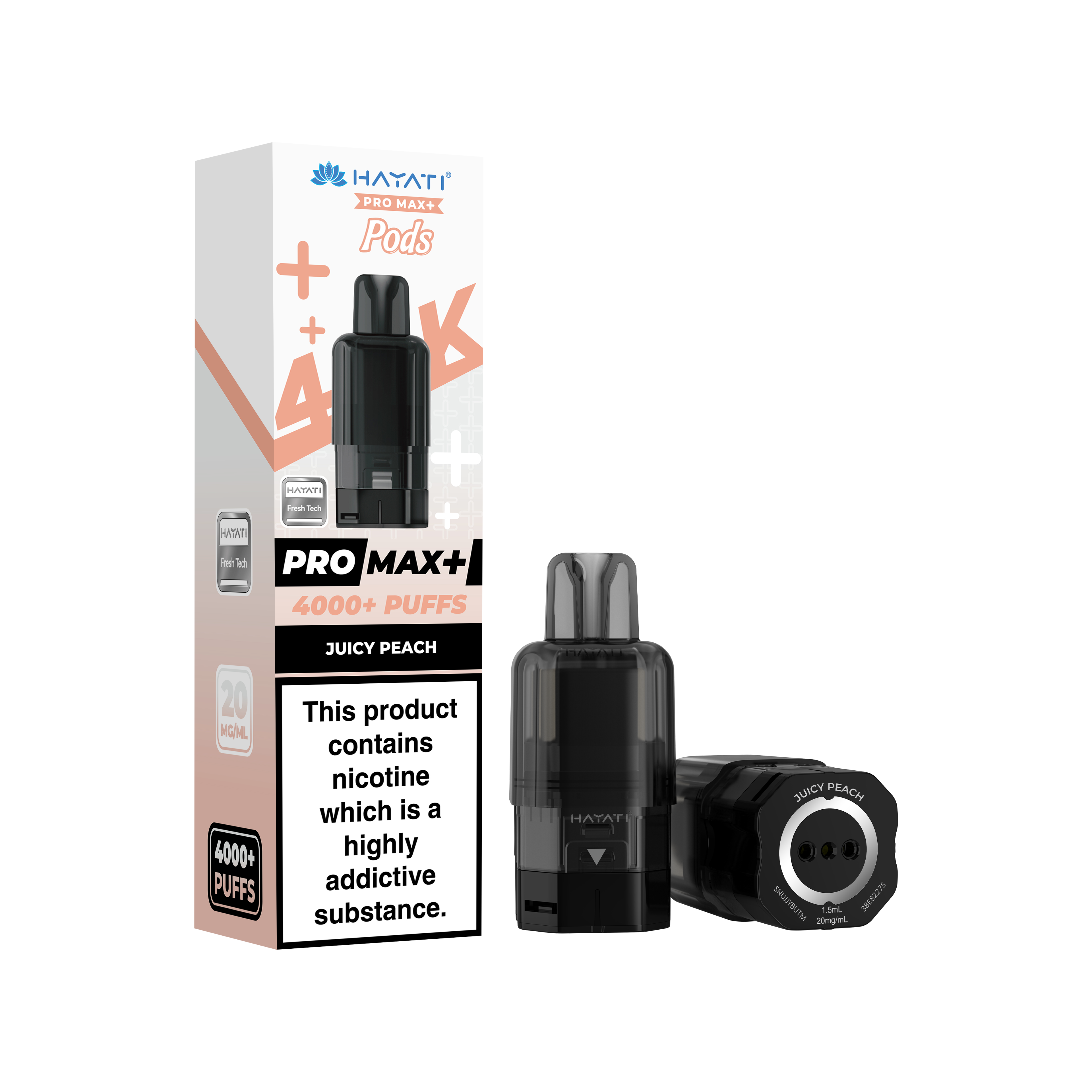 Hayati® Pro Max+ 4000+ Pods (20mg)