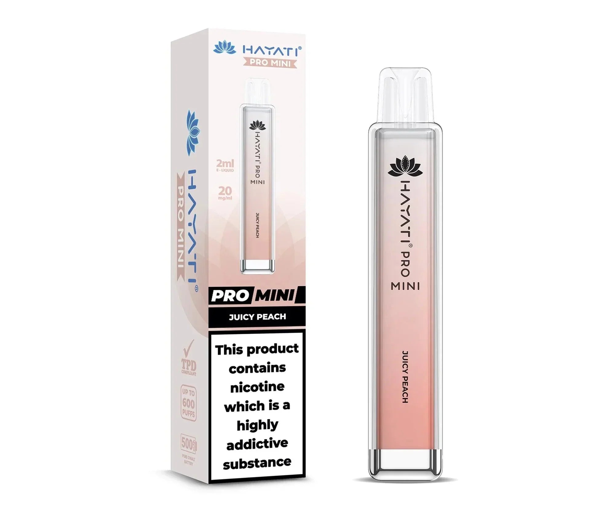 Hayati® Pro Mini 600+ Vape Kit (20mg)