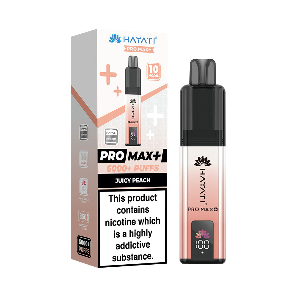 Hayati® Pro Max+ 6000+ (10mg) Vape Kit