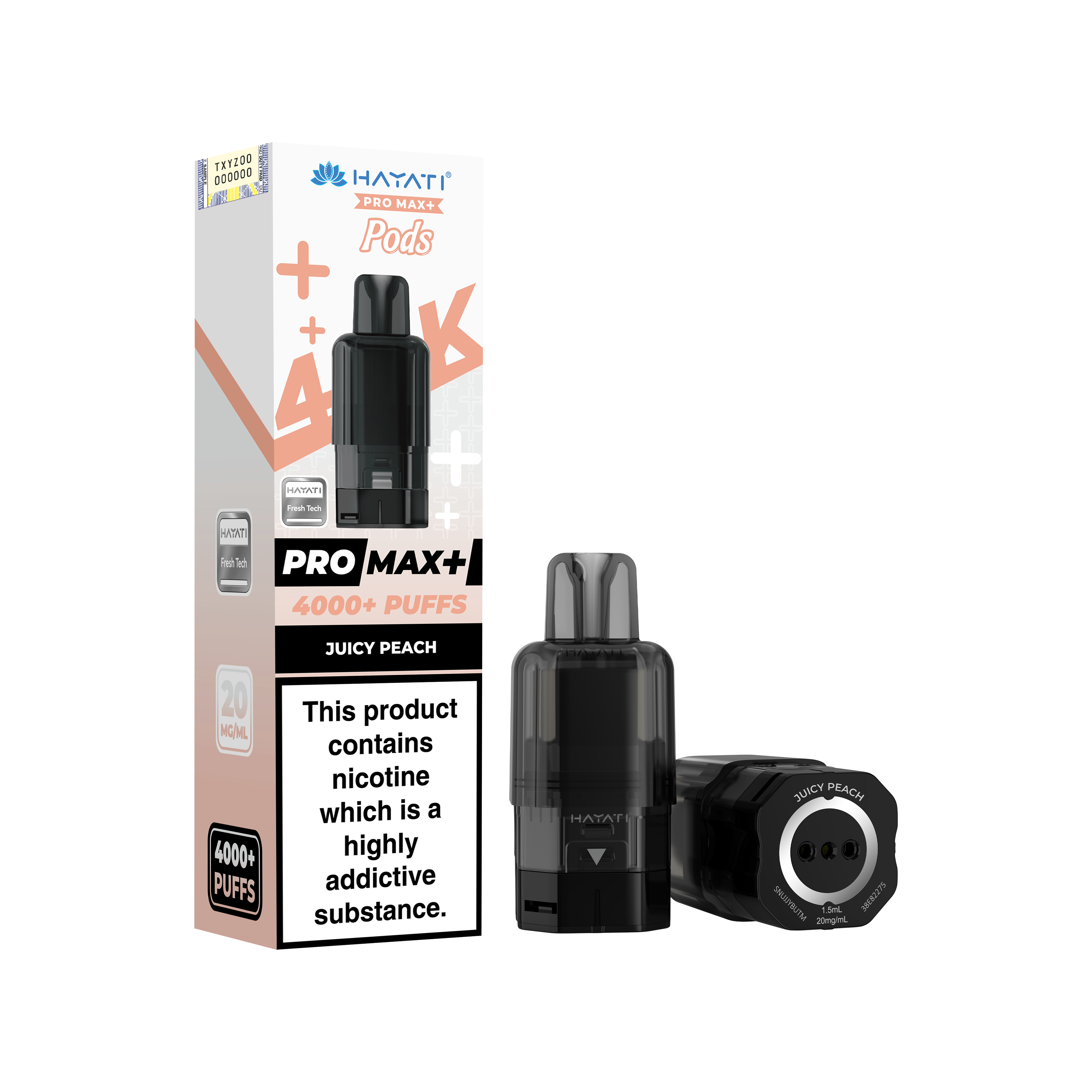 Hayati Pro Max+ 4K Prefilled Pods 20mg | UK Duty Stamped
