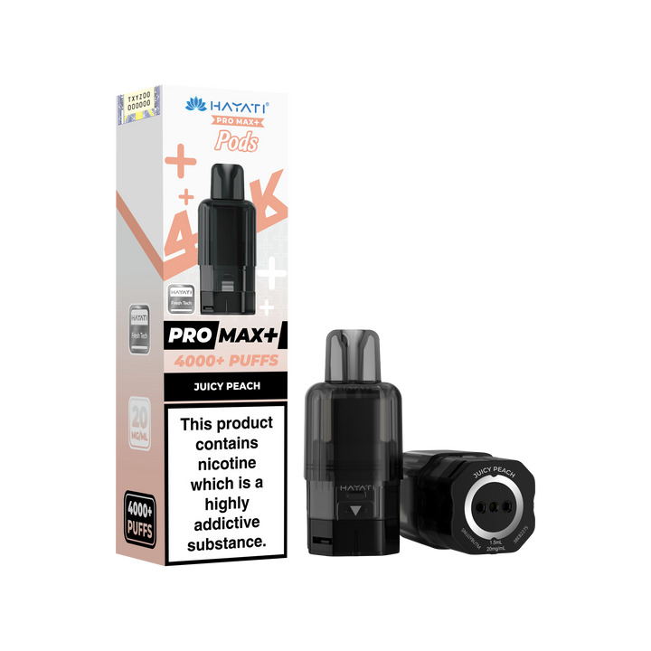Hayati Pro Max+ 4K Prefilled Pods 20mg | UK Duty Stamped
