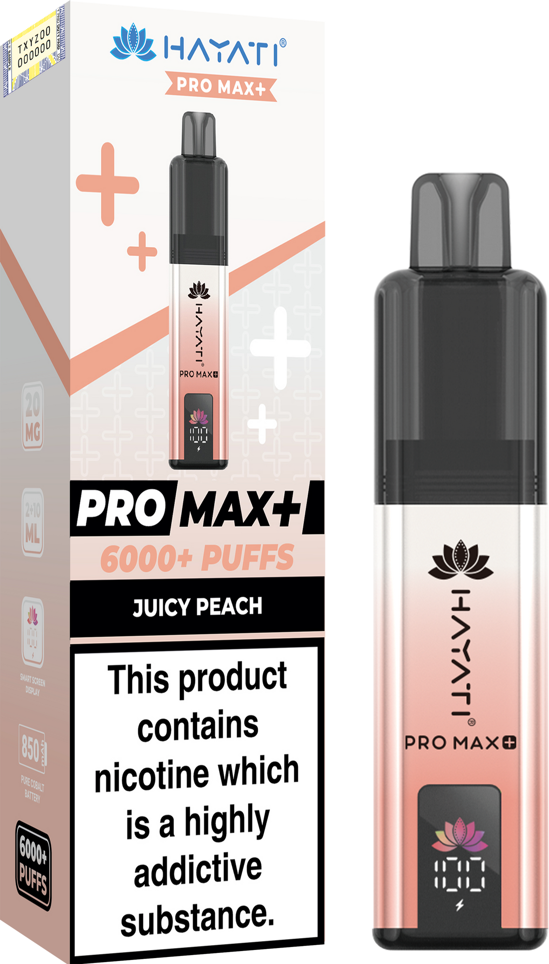 Hayati Pro Max+ 6K Prefilled Pod Kit 20mg | UK Duty Stamped
