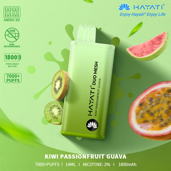Hayati® Duo Mesh 7000+ Vape Kit (20mg)