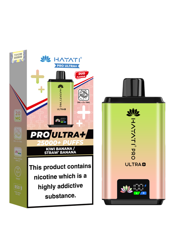 Hayati Pro Ultra+ 25K Prefilled Pod Kit 20mg | UK Duty Stamped