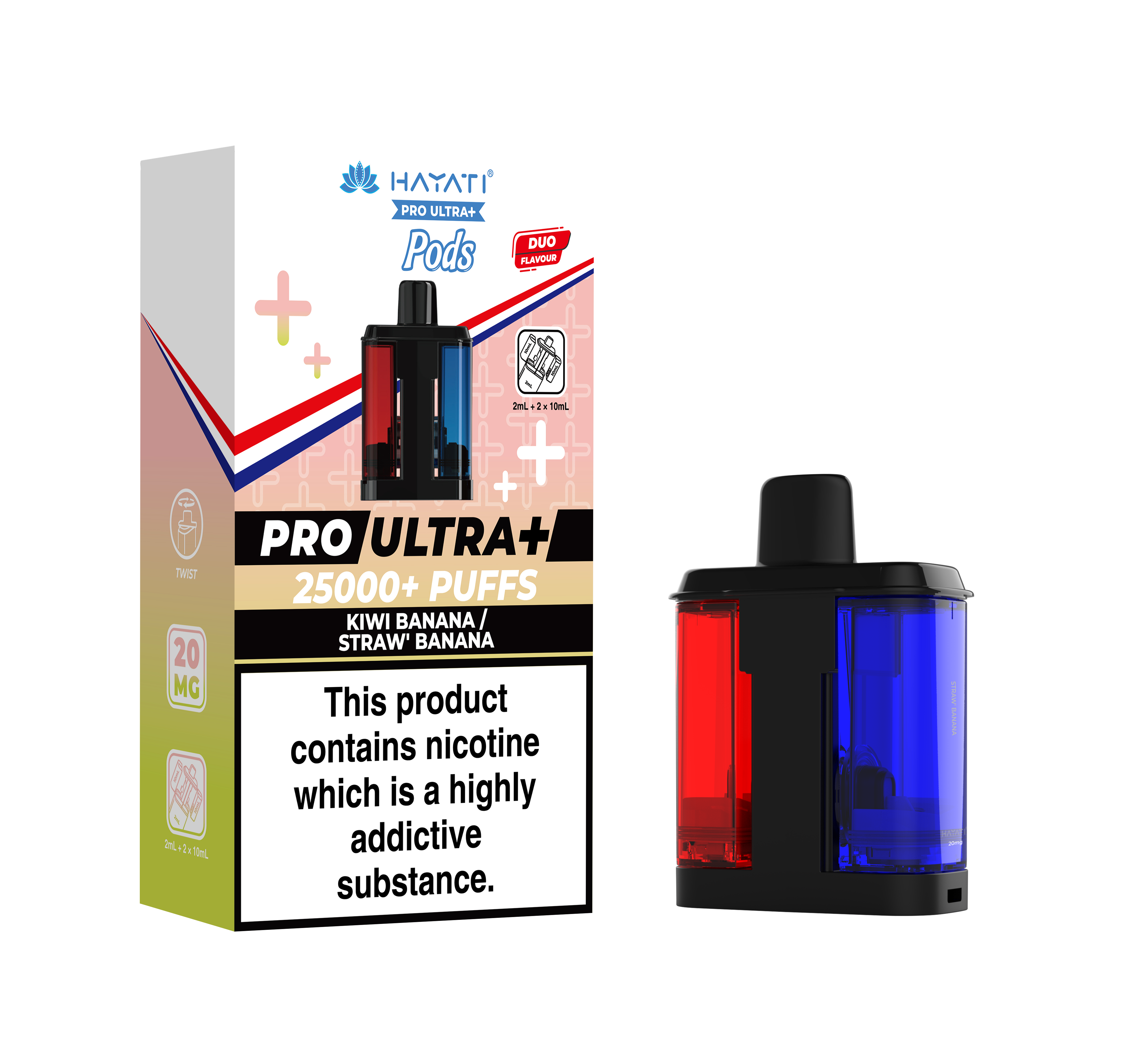 Hayati® Pro Ultra+ 25K Prefilled Pods (20mg)