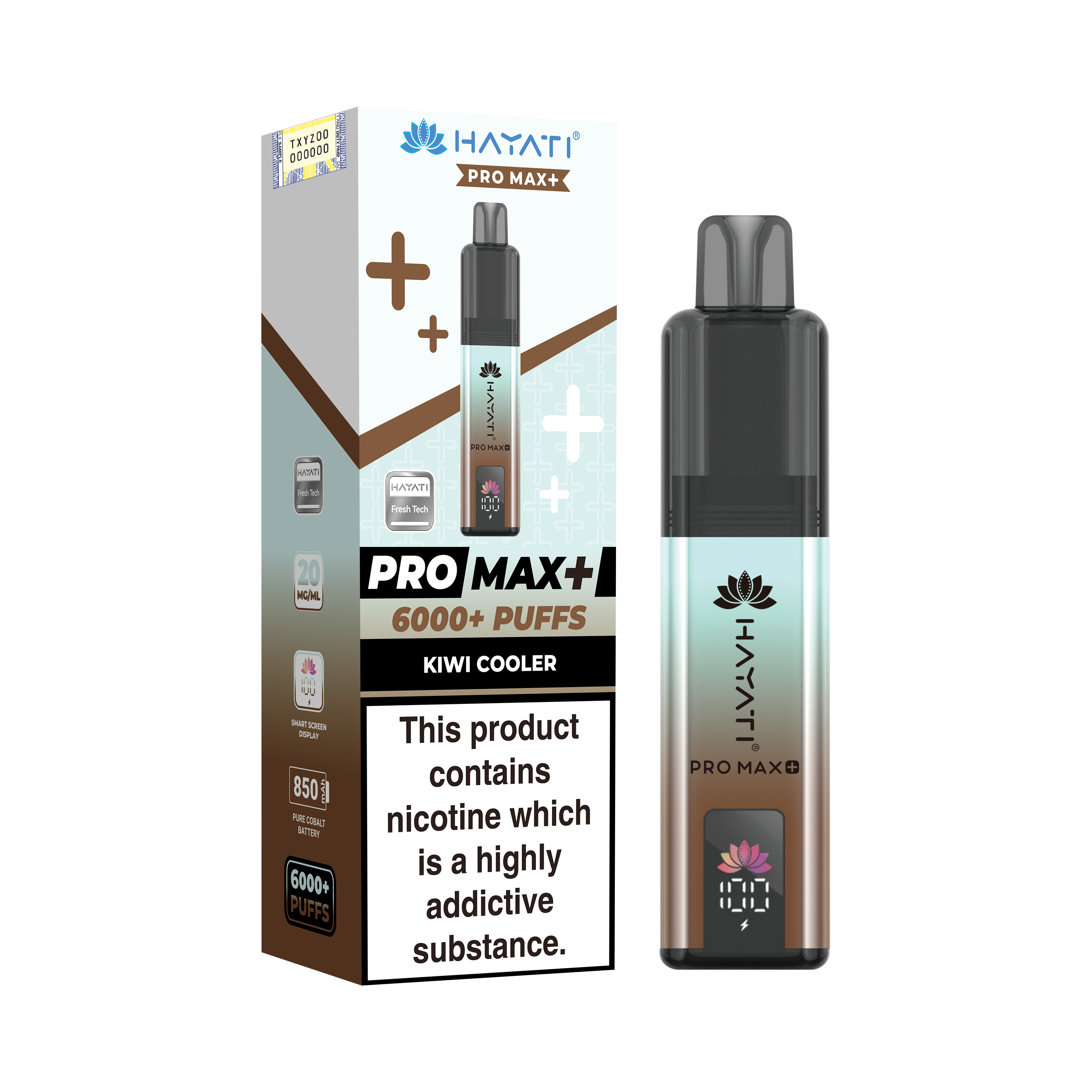 Hayati Pro Max+ 6K Prefilled Pod Kit 20mg | UK Duty Stamped