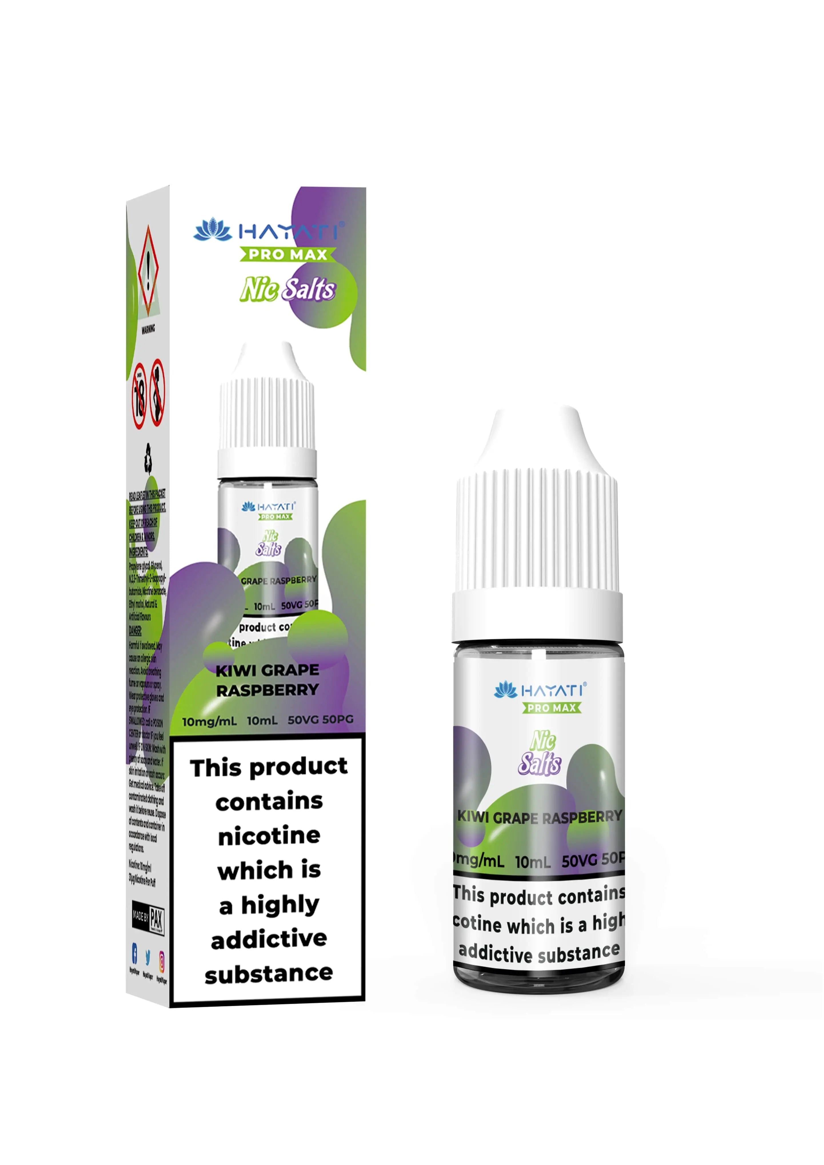 Hayati® Pro Max Nic Salts (10mg)