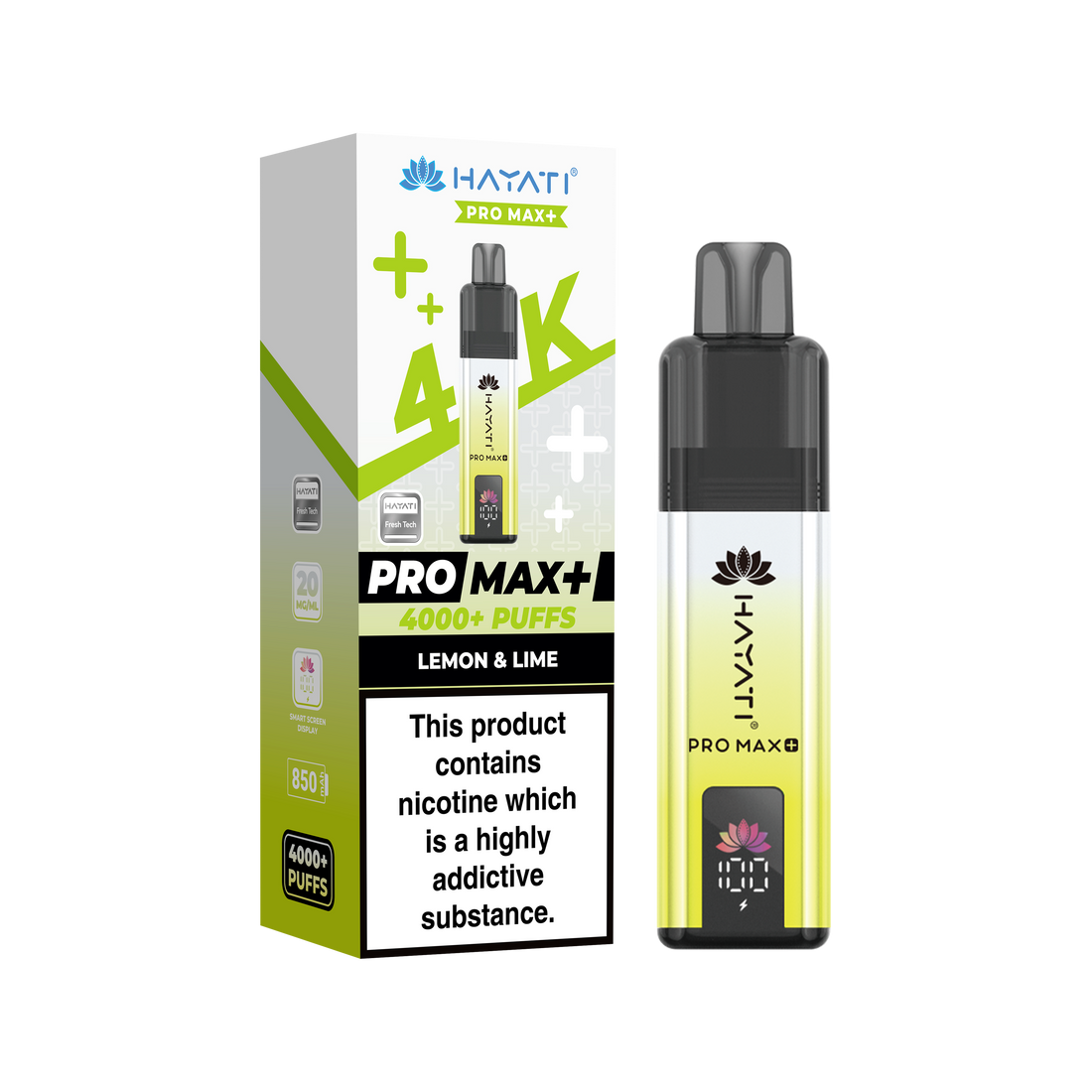 Hayati® Pro Max+ 4000+ Vape Kit (20mg)