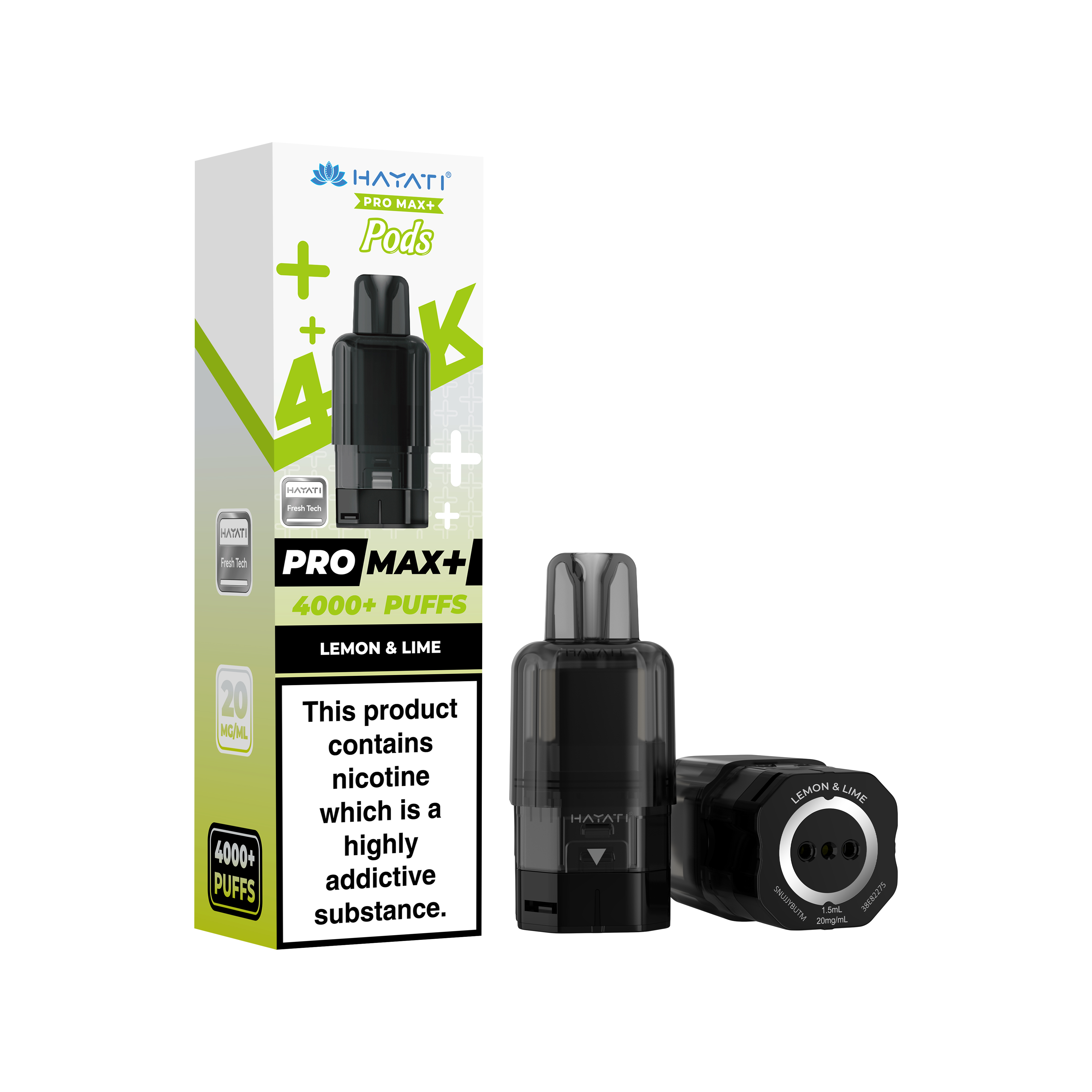 Hayati® Pro Max+ 4000+ Pods (20mg)