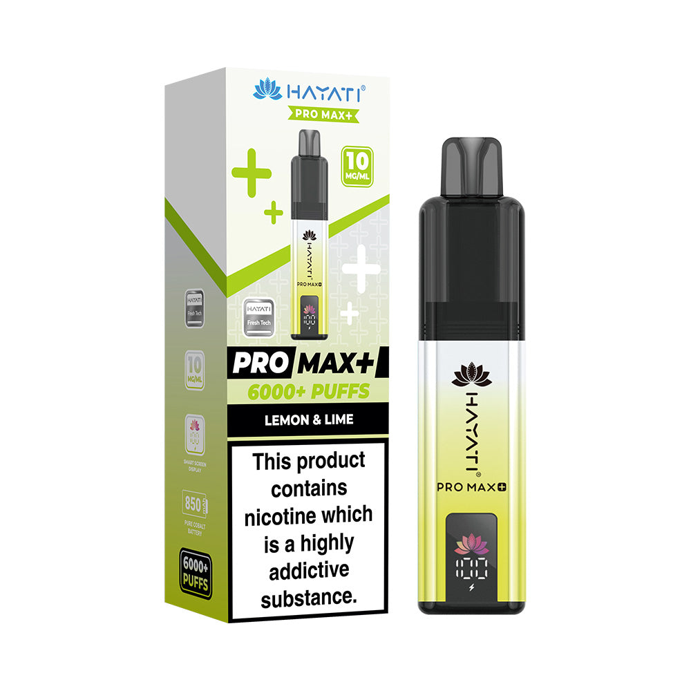 Hayati® Pro Max+ 6000+ (10mg) Vape Kit