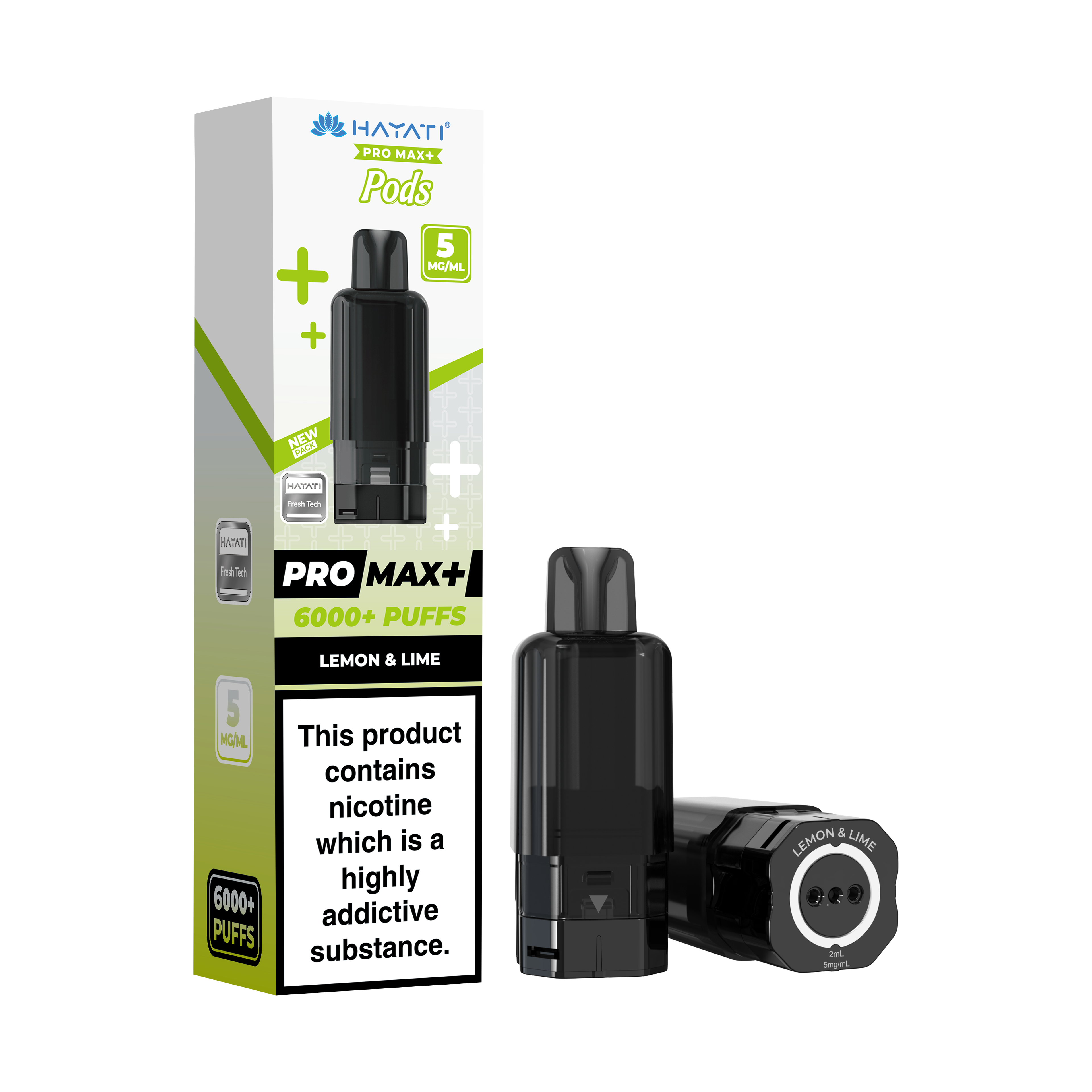 Hayati® Pro Max+ 6000+ Pods (5mg)