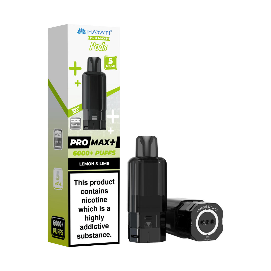 Hayati® Pro Max+ 6000+ Pods (5mg)