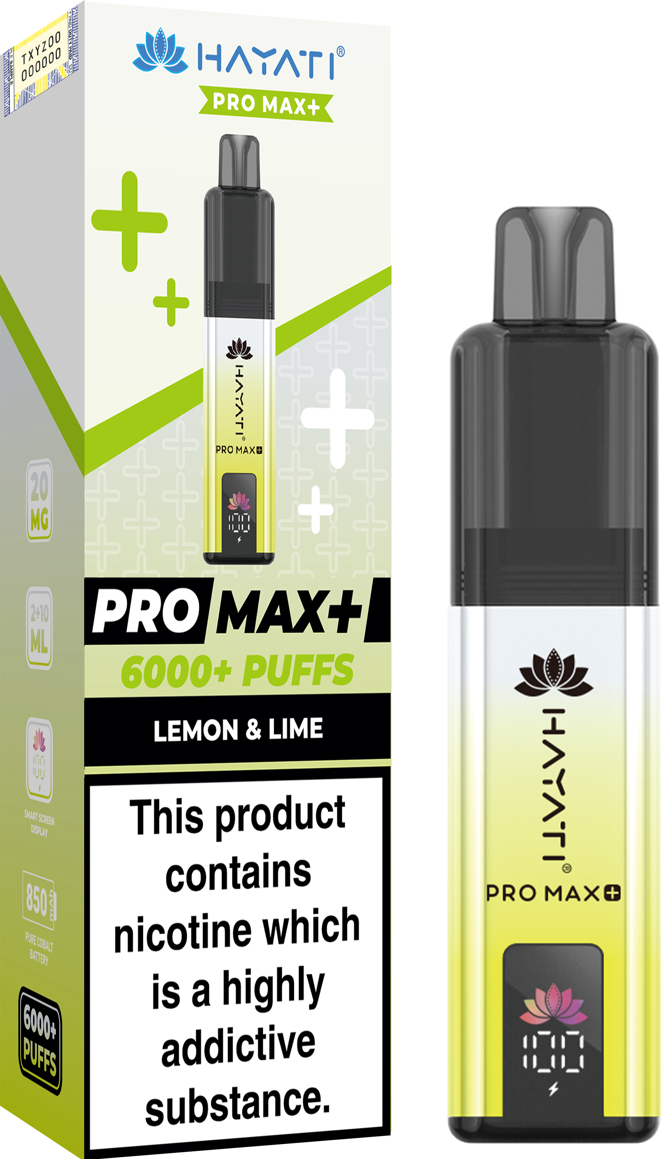 Hayati Pro Max+ 6K Prefilled Pod Kit 20mg | UK Duty Stamped