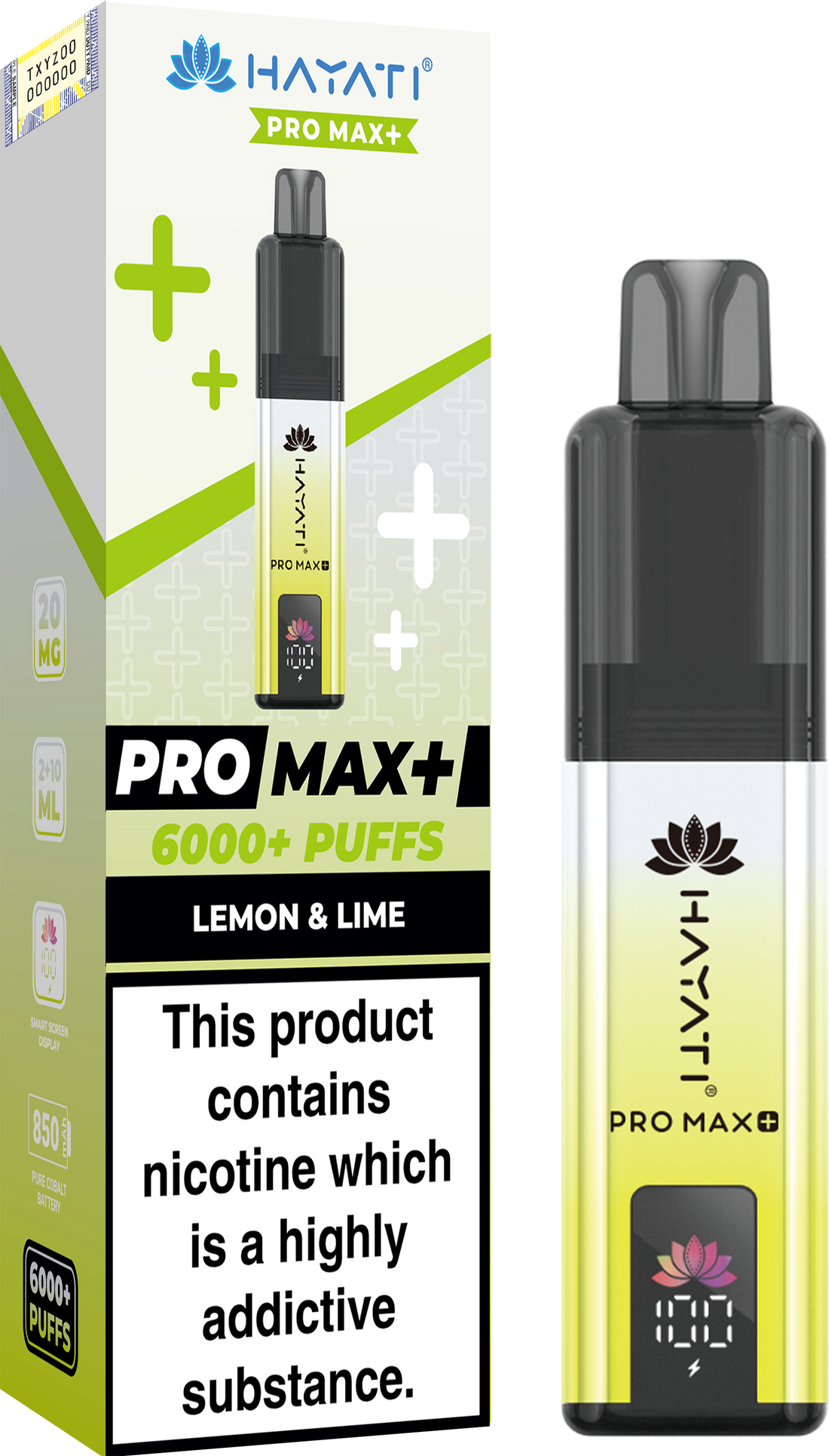 Hayati Pro Max+ 6K Prefilled Pod Kit 20mg | UK Duty Stamped