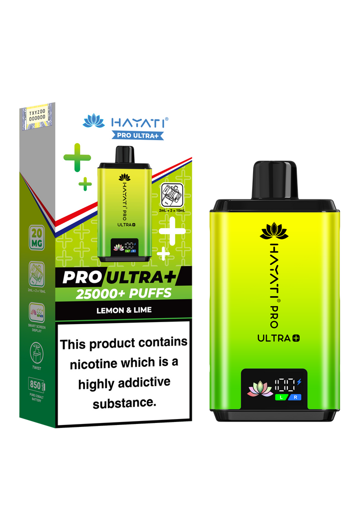 Hayati Pro Ultra+ 25K Prefilled Pod Kit 20mg | UK Duty Stamped