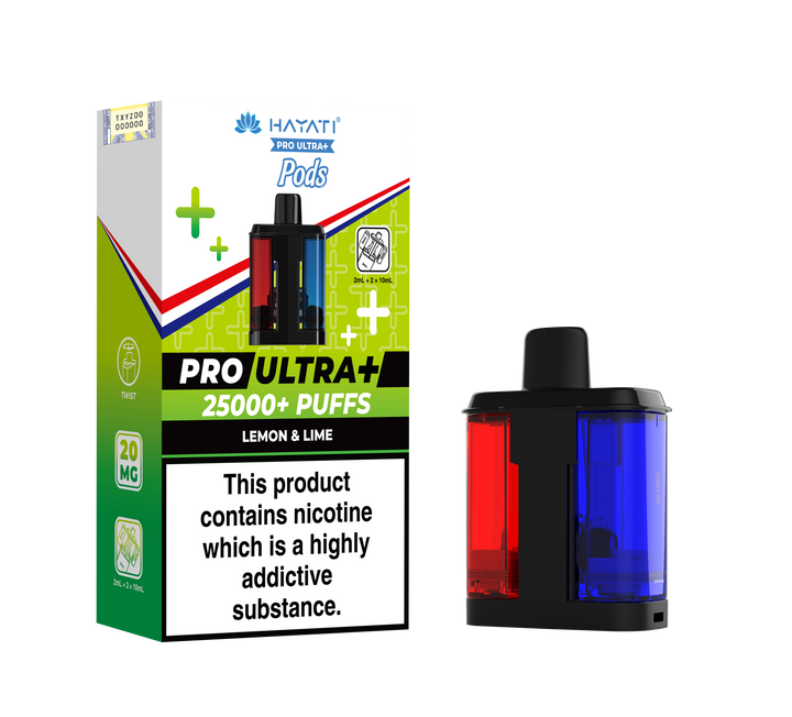 Hayati Pro Ultra+ 25K Prefilled Pods 20mg | UK Duty Stamped