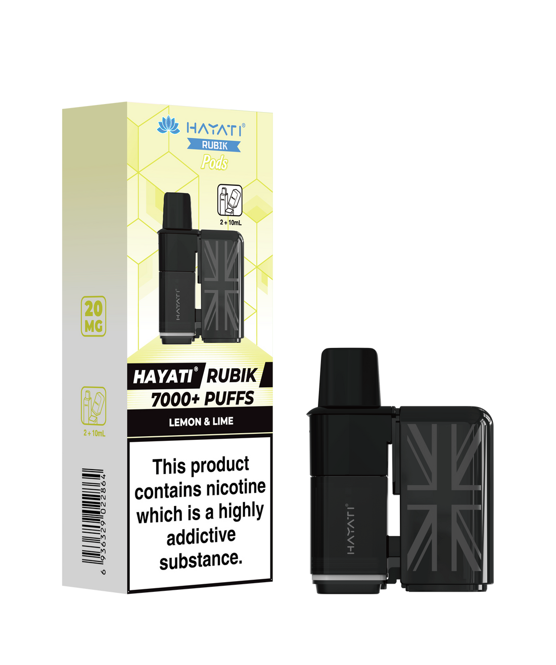 Hayati® Rubik Refillable Pods (20mg)