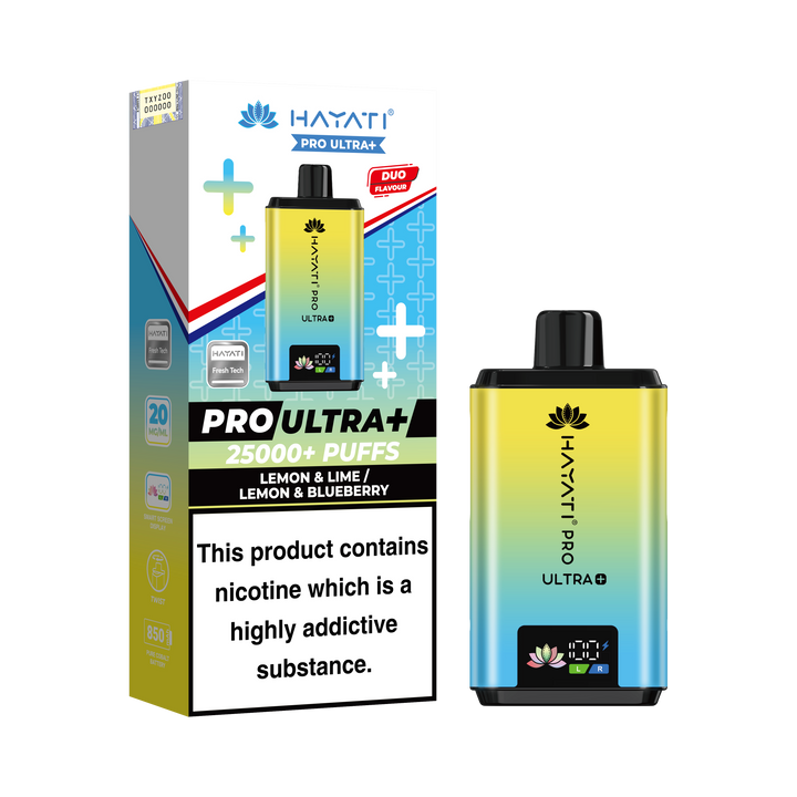Hayati Pro Ultra+ 25K Prefilled Pod Kit 20mg | UK Duty Stamped