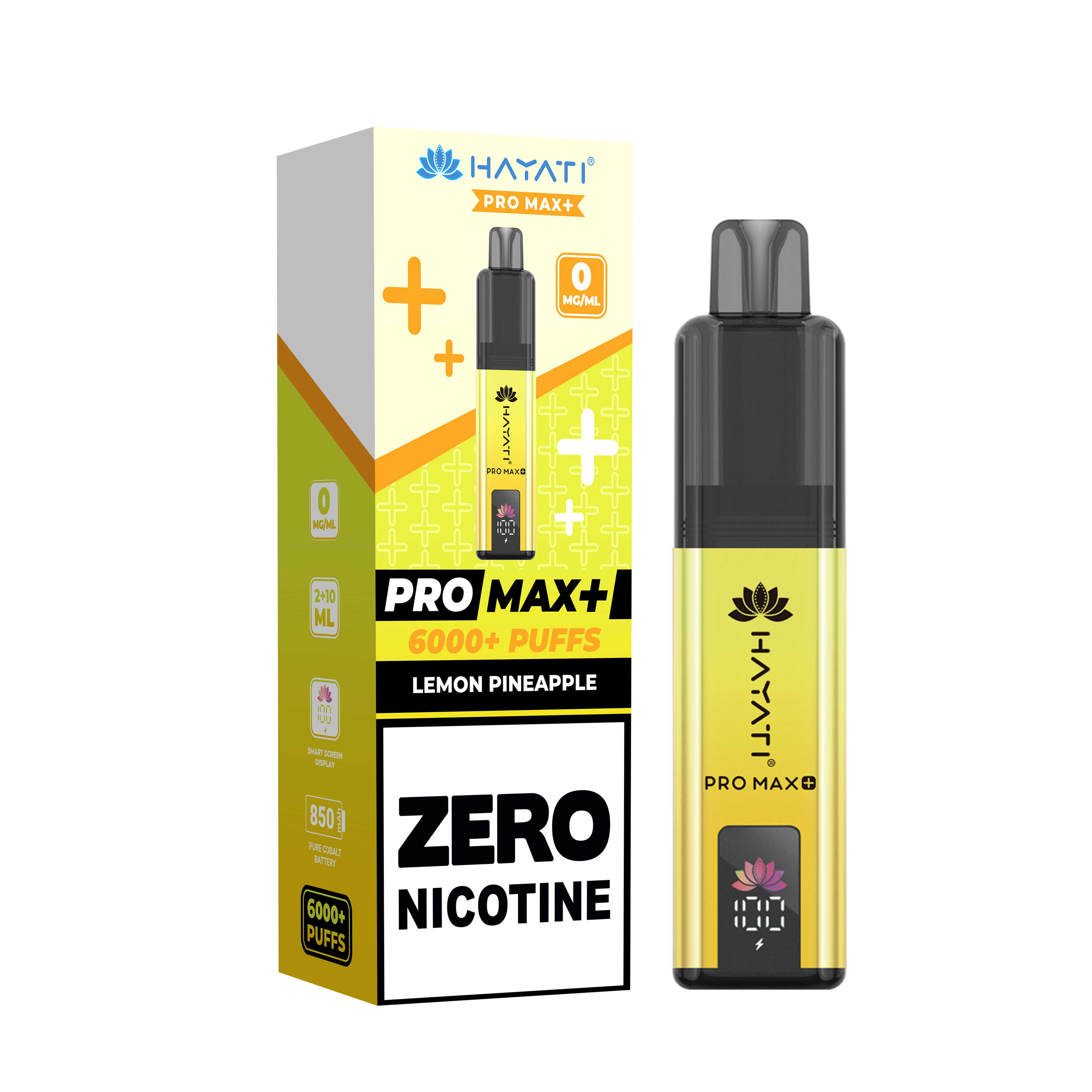 Hayati® Pro Max 6000 Plus Vape Kit ZERO (0mg)