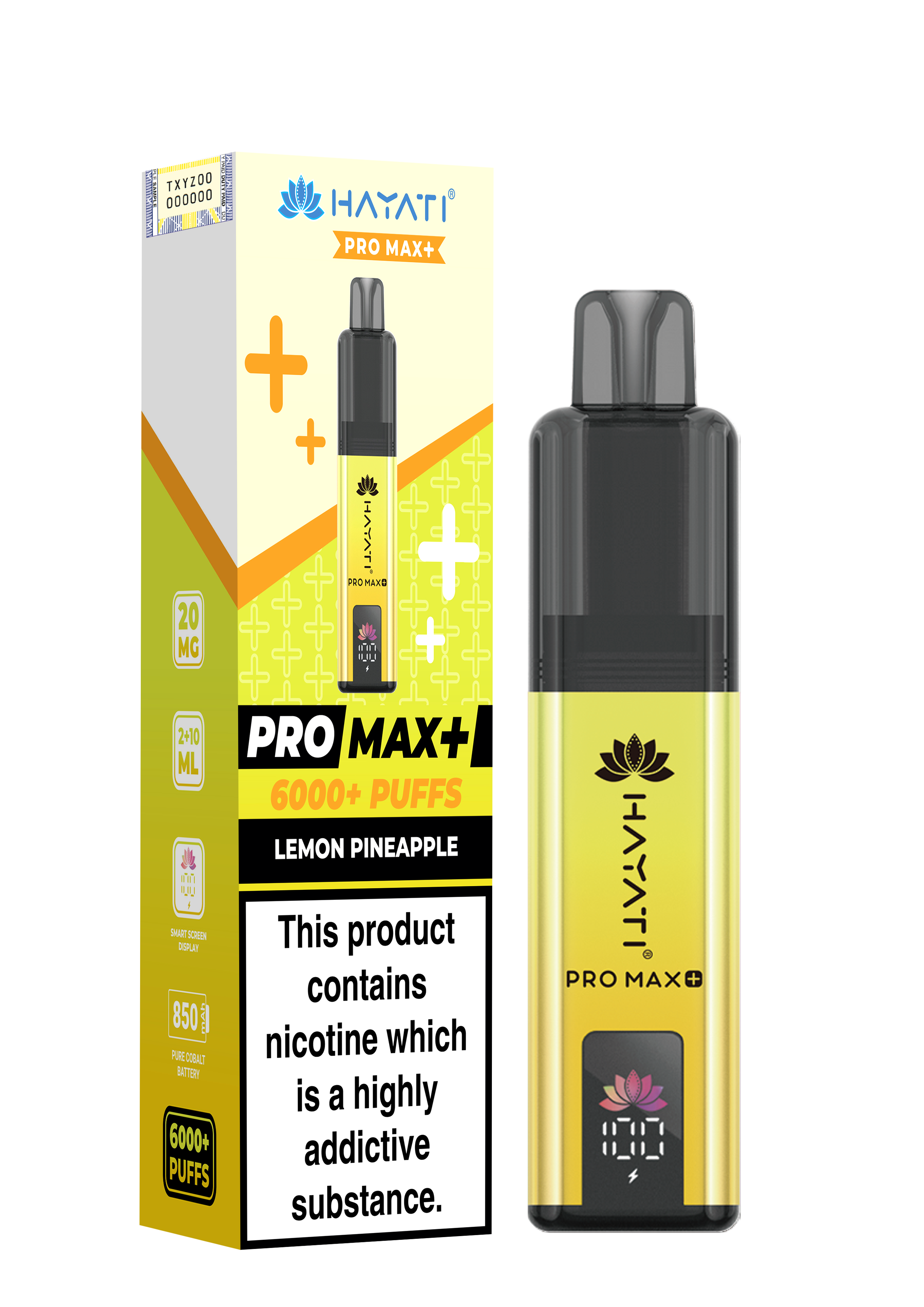 Hayati Pro Max+ 6K Prefilled Pod Kit 20mg | UK Duty Stamped