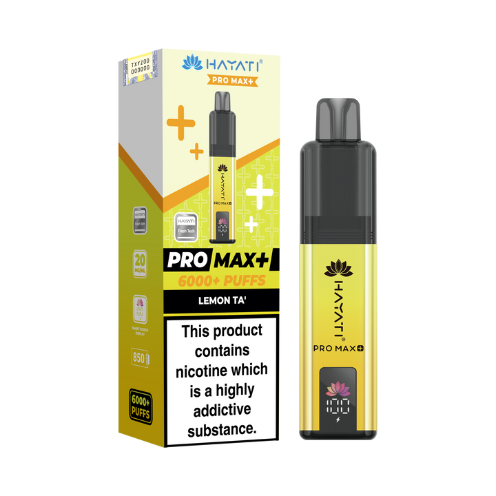 Hayati Pro Max+ 6K Prefilled Pod Kit 20mg | UK Duty Stamped