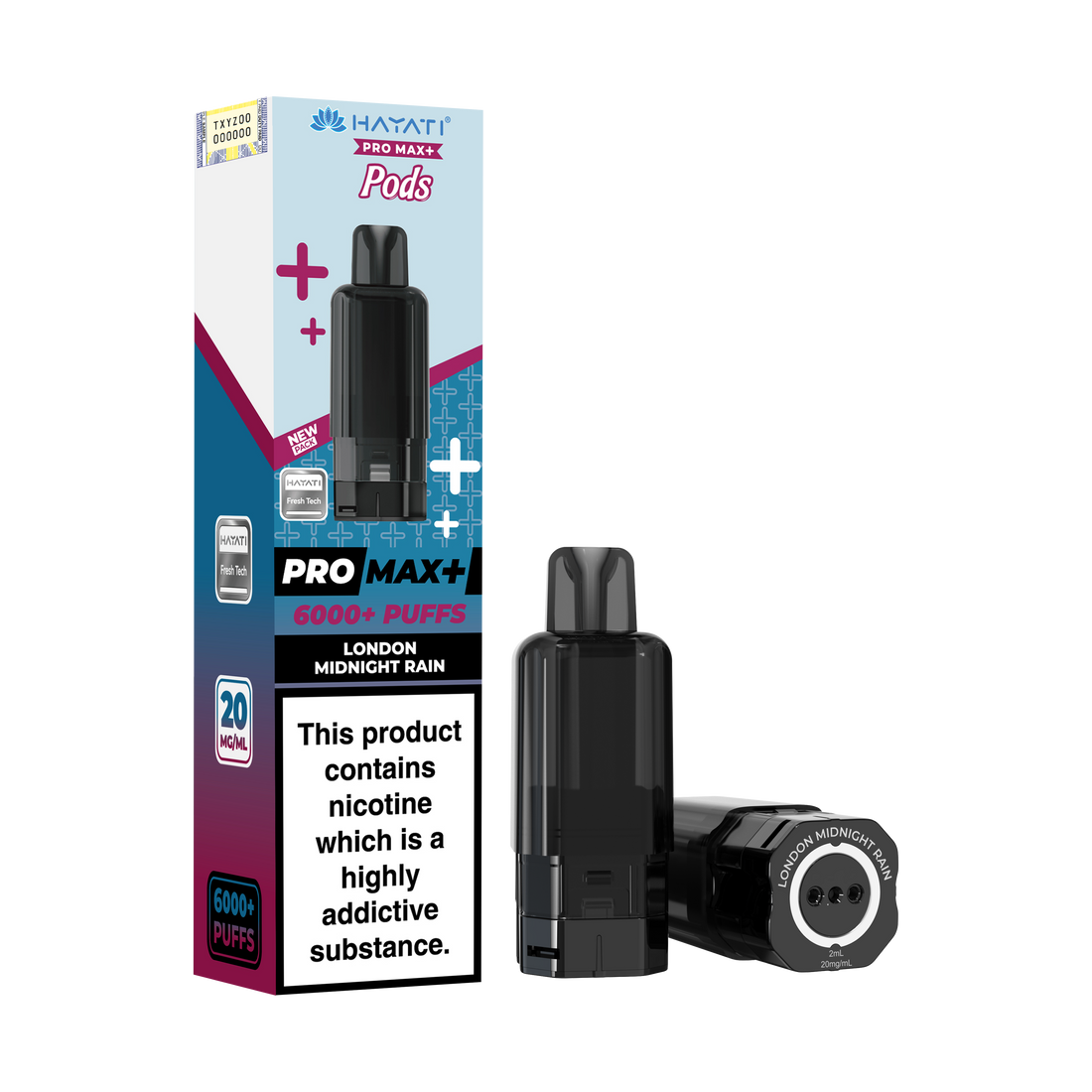 Hayati Pro Max+ 6K Prefilled Pods 20mg | UK Duty Stamped