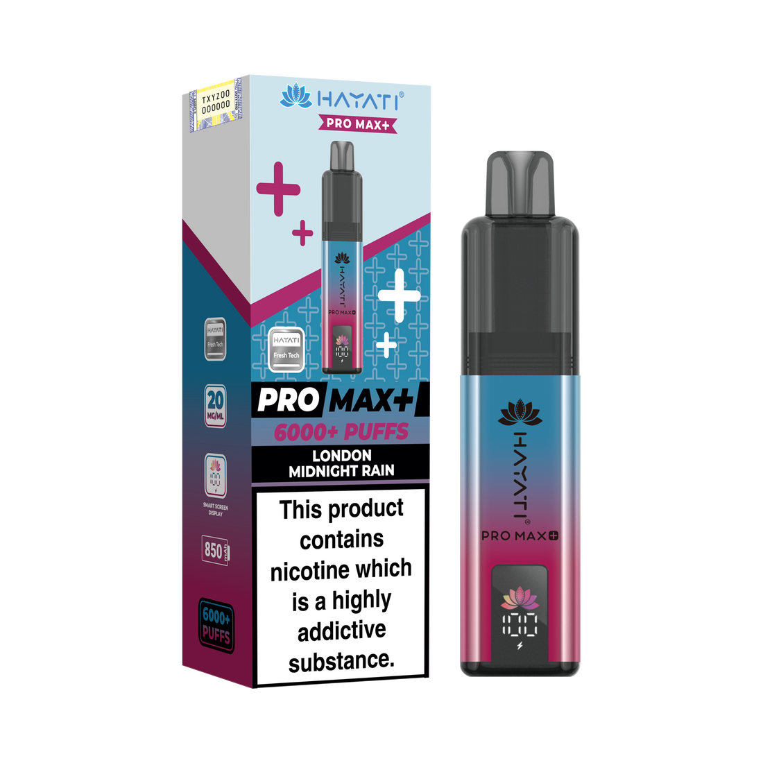 Hayati Pro Max+ 6K Prefilled Pod Kit 20mg | UK Duty Stamped