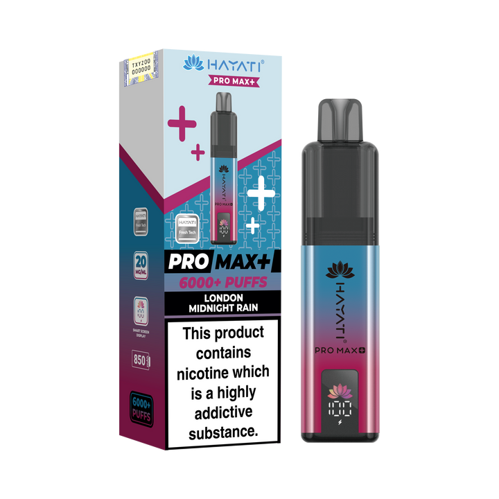 Hayati Pro Max+ 6K Prefilled Pod Kit 20mg | UK Duty Stamped