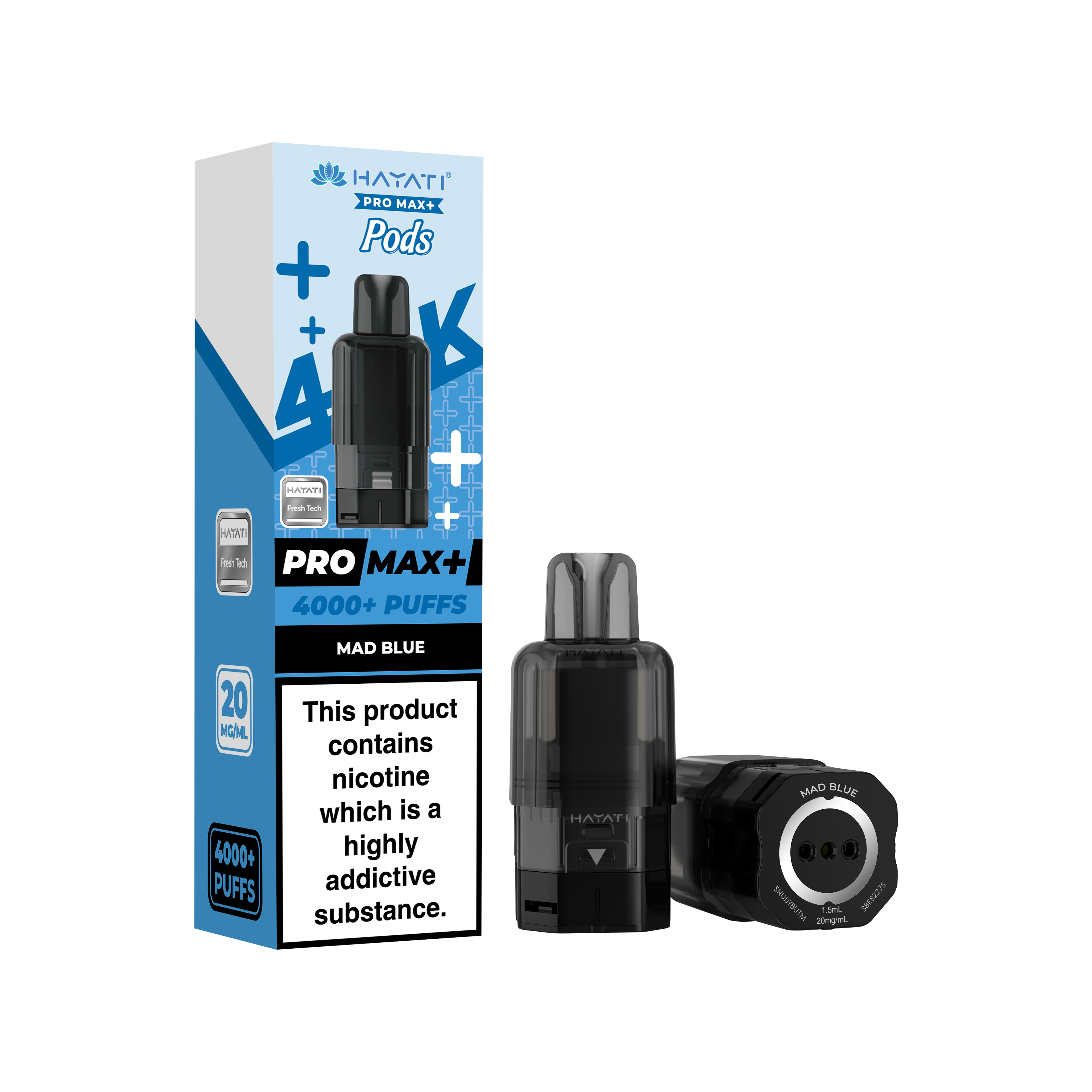 Hayati® Pro Max+ 4000+ Pods (20mg)