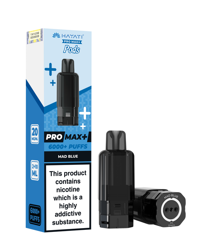 Hayati Pro Max+ 6K Prefilled Pods 20mg | UK Duty Stamped