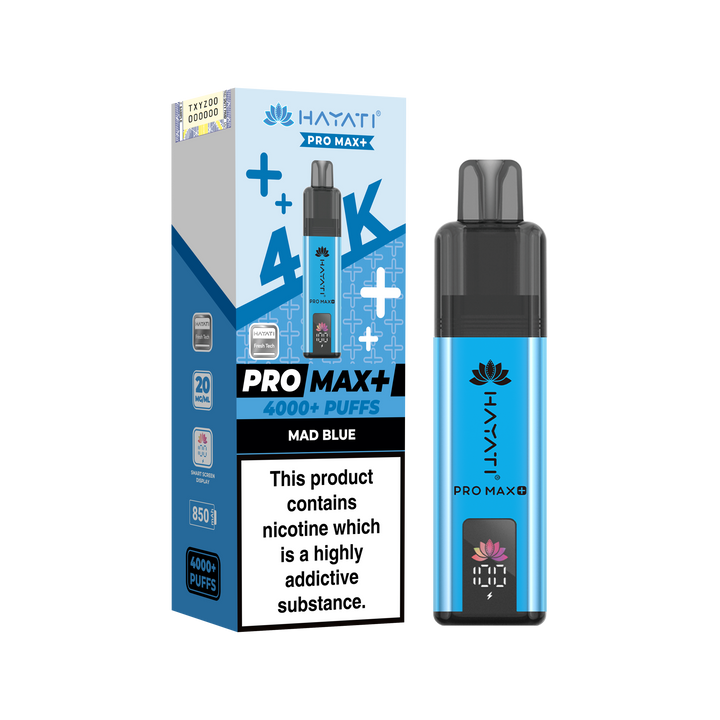Hayati Pro Max+ 4K Prefilled Pod Kit 20mg | UK Duty Stamped