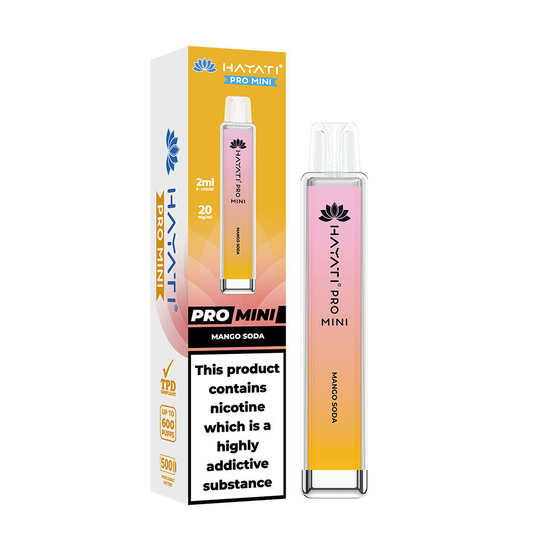 Hayati® Pro Mini 600+ Vape Kit (20mg)