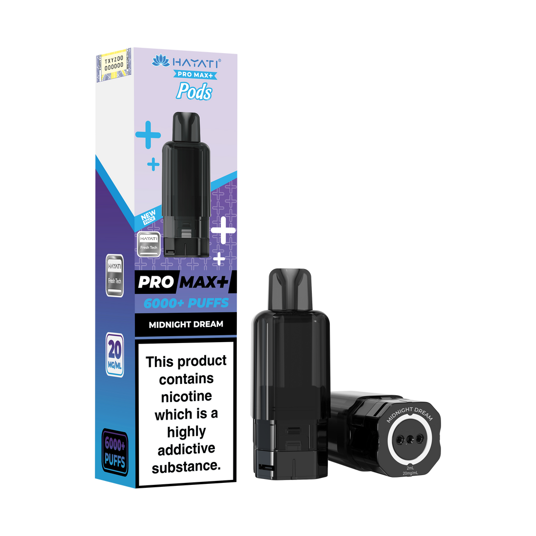 Hayati Pro Max+ 6K Prefilled Pods 20mg | UK Duty Stamped