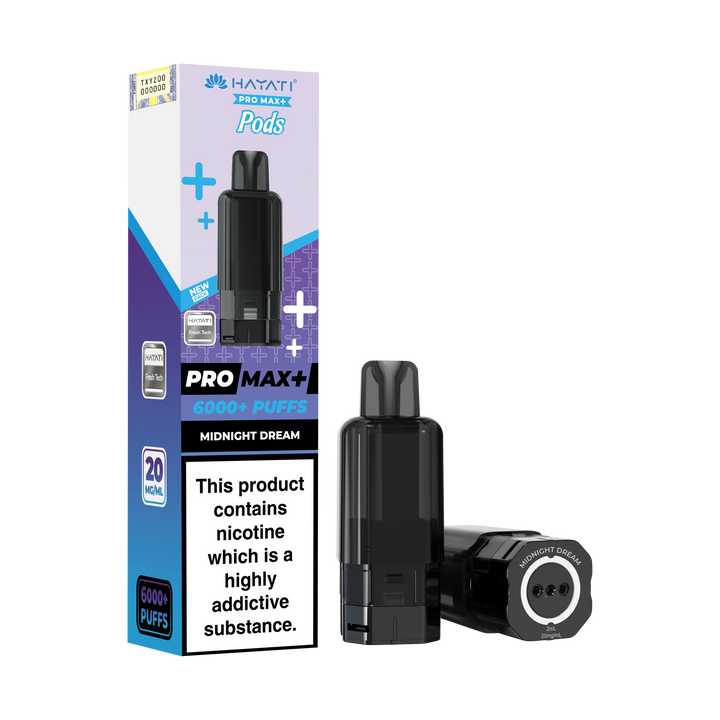 Hayati Pro Max+ 6K Prefilled Pods 20mg | UK Duty Stamped